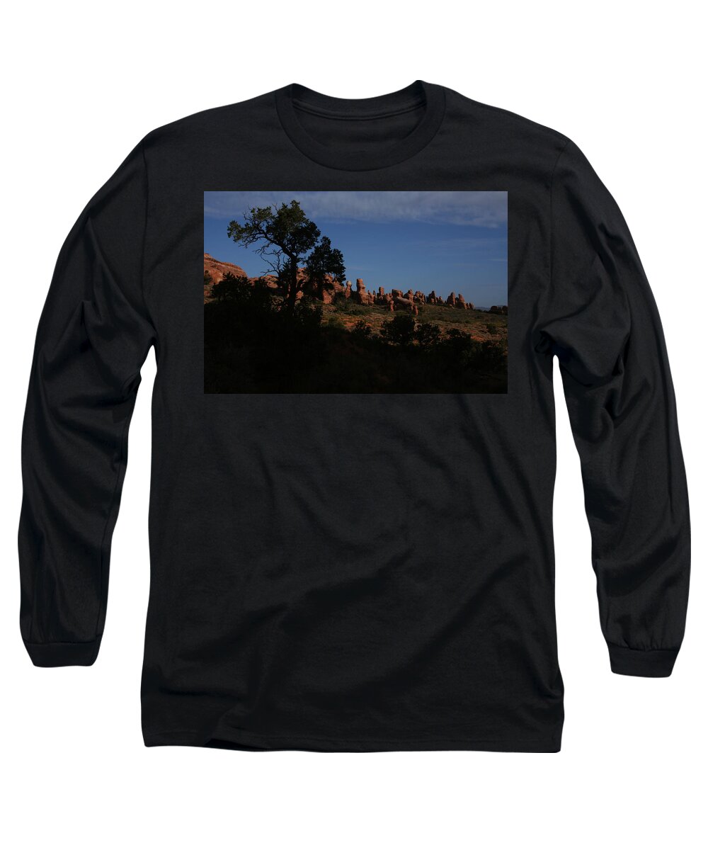 Arches Long Sleeve T-Shirt featuring the photograph Arches National Park #1 by Benjamin Dahl