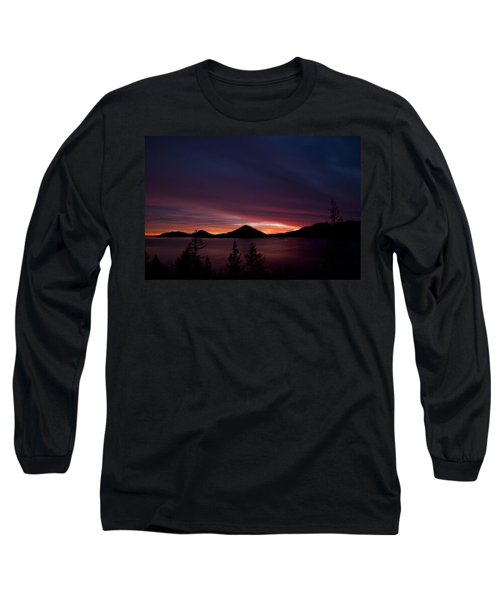 Vancouver Long Sleeve T-Shirt featuring the photograph 1.1.11 North Van #1111 by Monte Arnold