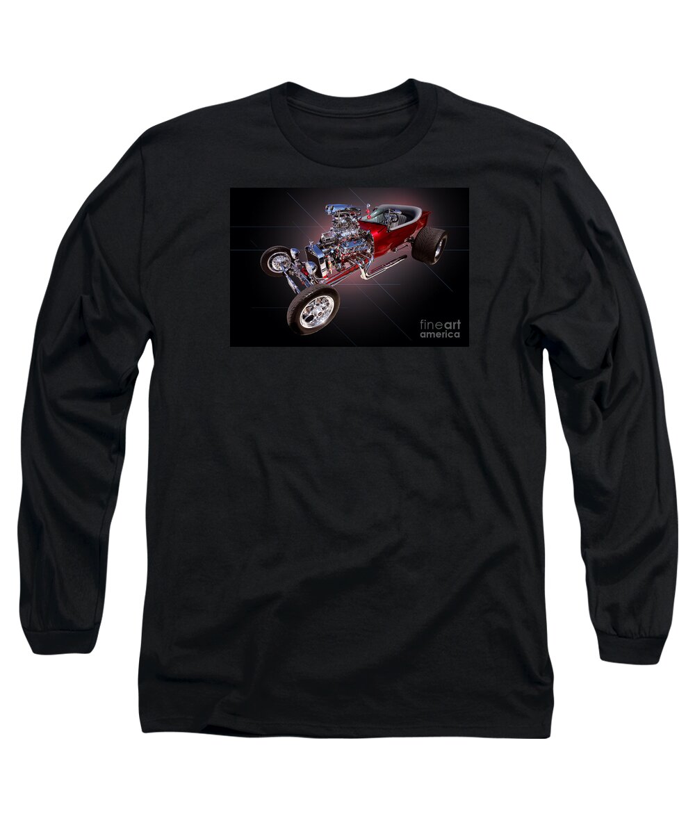 Car Long Sleeve T-Shirt featuring the photograph 1923 Classic Ford T Bucket by Jim Carrell