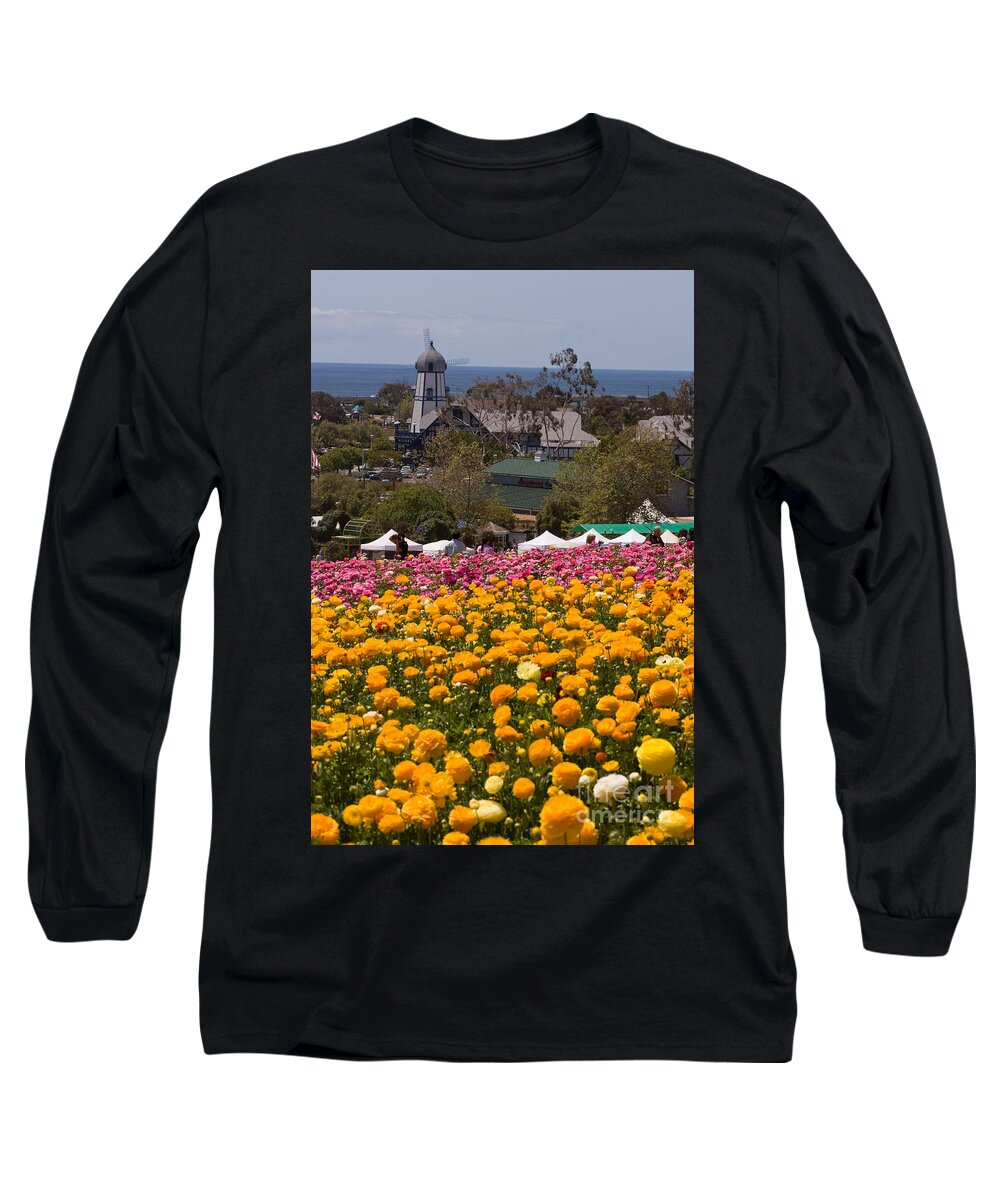 Flowers Long Sleeve T-Shirt featuring the photograph Flower Fields #32 by Daniel Knighton