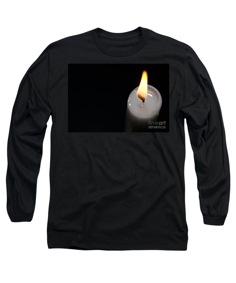 Candlelight Long Sleeve T-Shirt featuring the photograph Candlelight by Mats Silvan