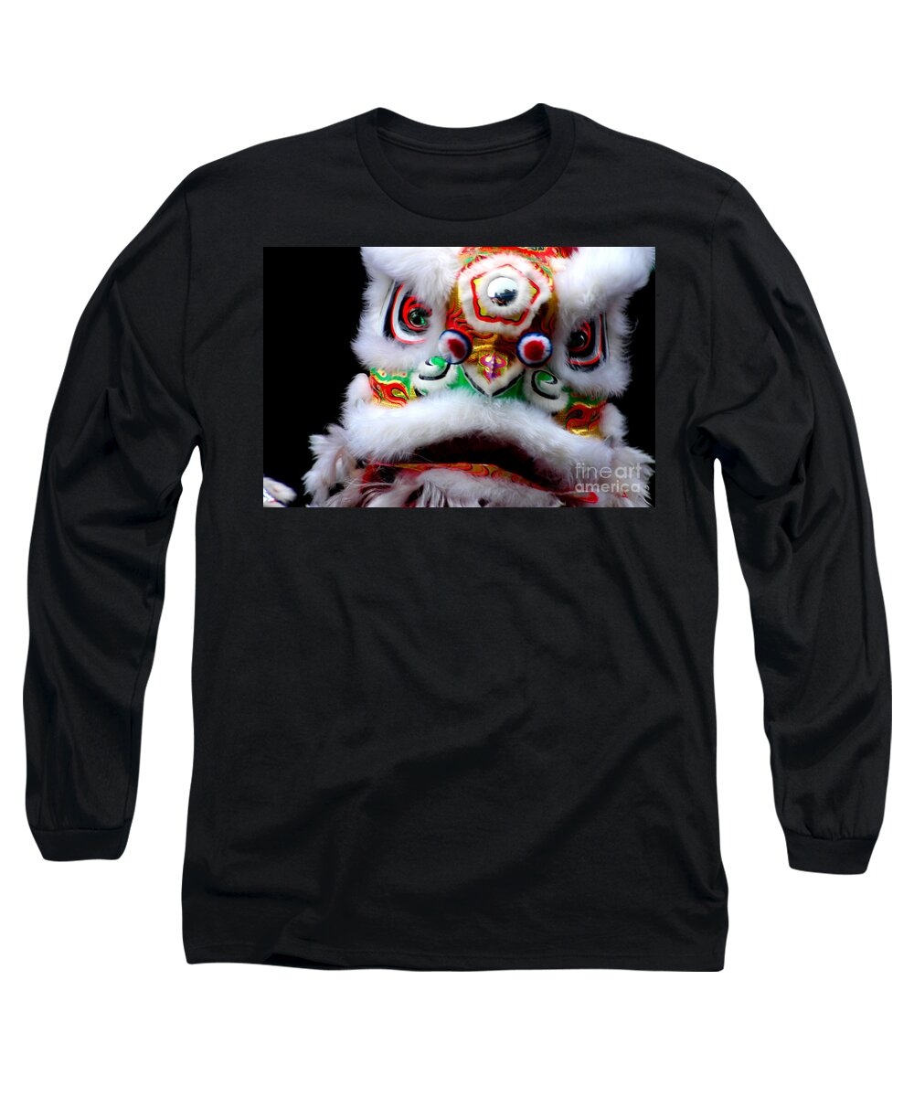 Asian Long Sleeve T-Shirt featuring the photograph Chinese New Years NYC 4705 by Mark Gilman