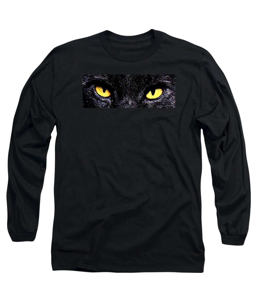 Eyes Long Sleeve T-Shirt featuring the photograph Concentration by Nick Kloepping