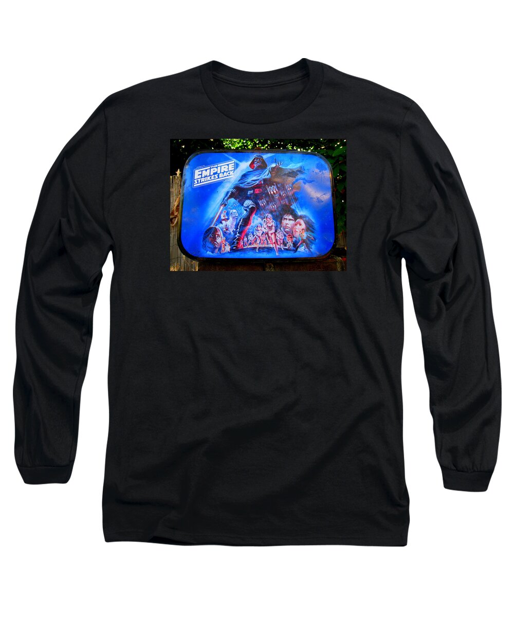 Lunch Boxes Long Sleeve T-Shirt featuring the photograph Found Lunch Box by John King I I I