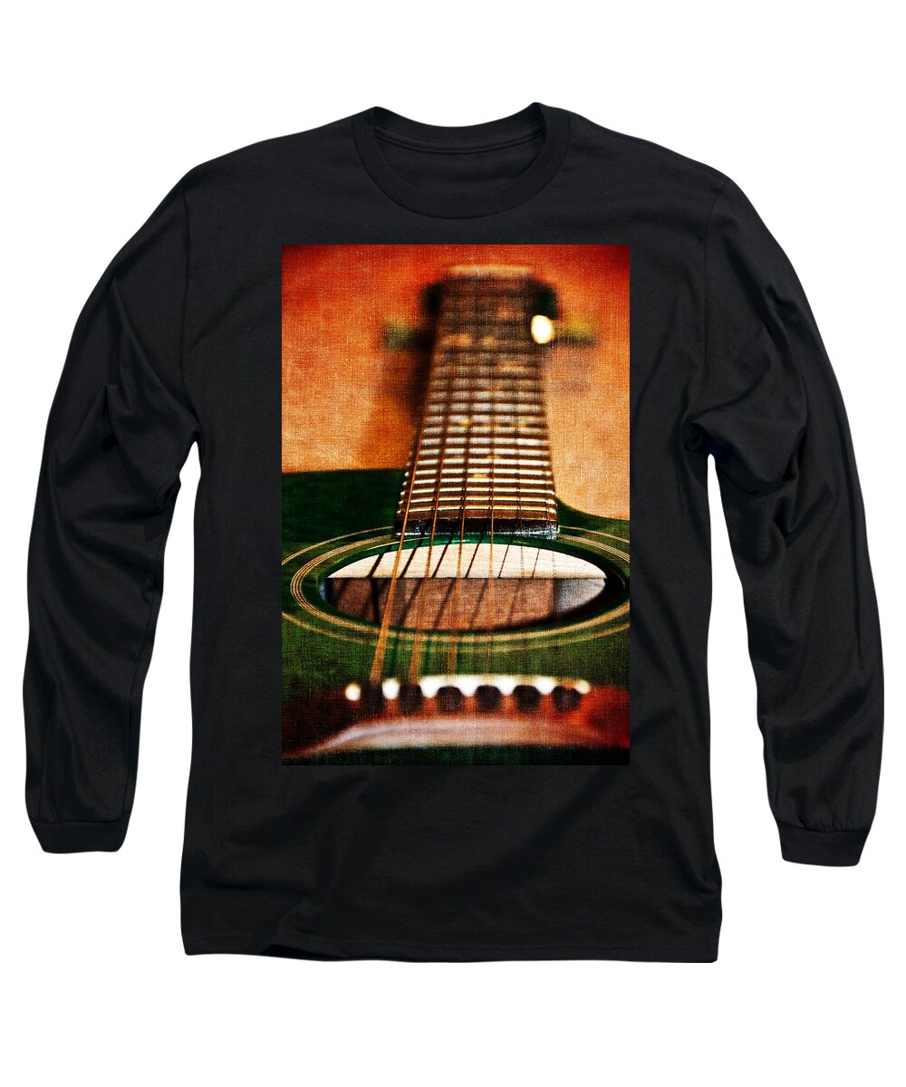 Green Long Sleeve T-Shirt featuring the photograph Green Gibson by Angelina Tamez