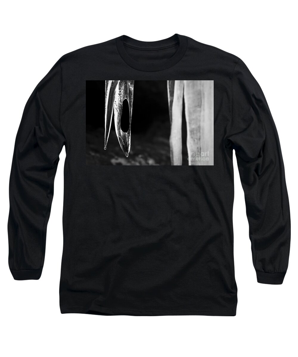 Ice Long Sleeve T-Shirt featuring the photograph Icicle by Olivier Steiner
