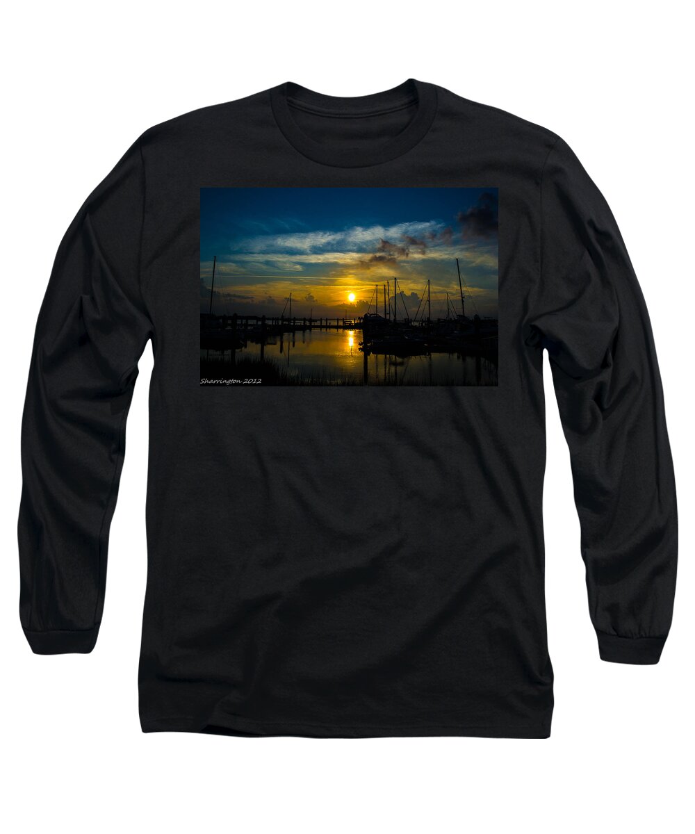 Night Long Sleeve T-Shirt featuring the photograph In For the Night by Shannon Harrington
