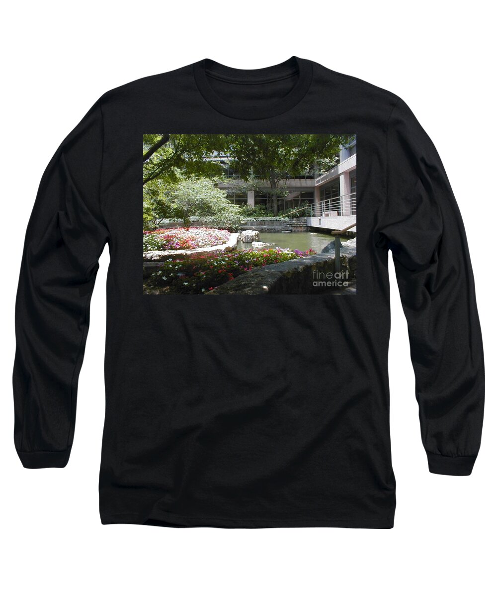 Courtyards Long Sleeve T-Shirt featuring the photograph Inner Courtyard by Vonda Lawson-Rosa