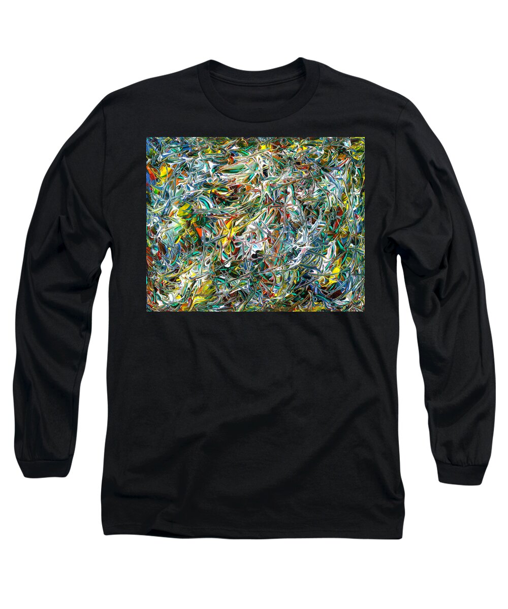 Acrylic Long Sleeve T-Shirt featuring the painting It's Alive One O Six by Carl Deaville