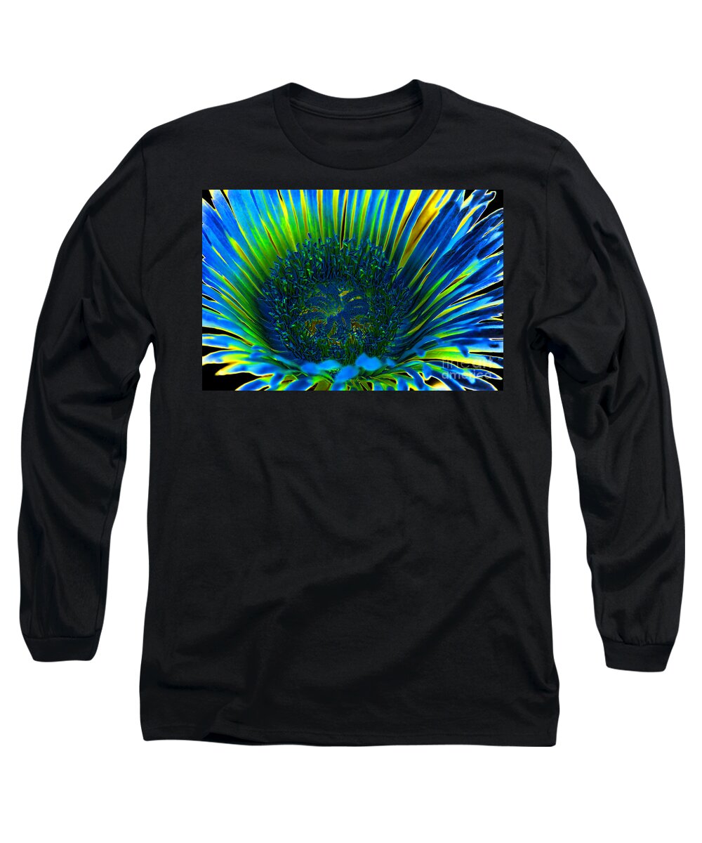 Ive Got The Blues Long Sleeve T-Shirt featuring the photograph I've Got the Blues by Mariola Bitner