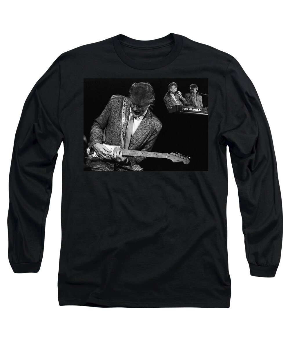 John Mayall Long Sleeve T-Shirt featuring the photograph John Mayall by Dragan Kudjerski