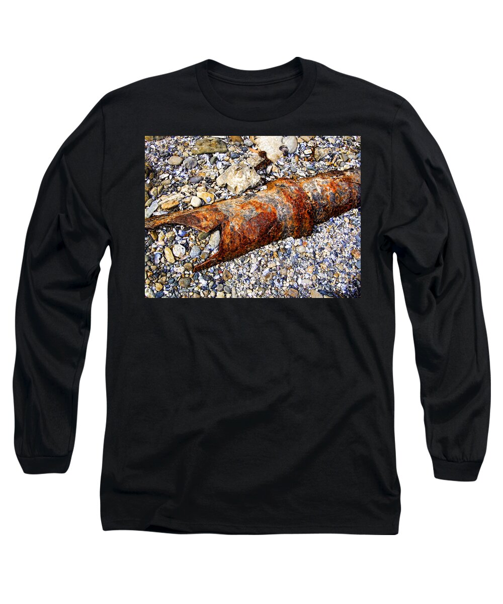 Journey's End Long Sleeve T-Shirt featuring the photograph Journey's End by Mariola Bitner