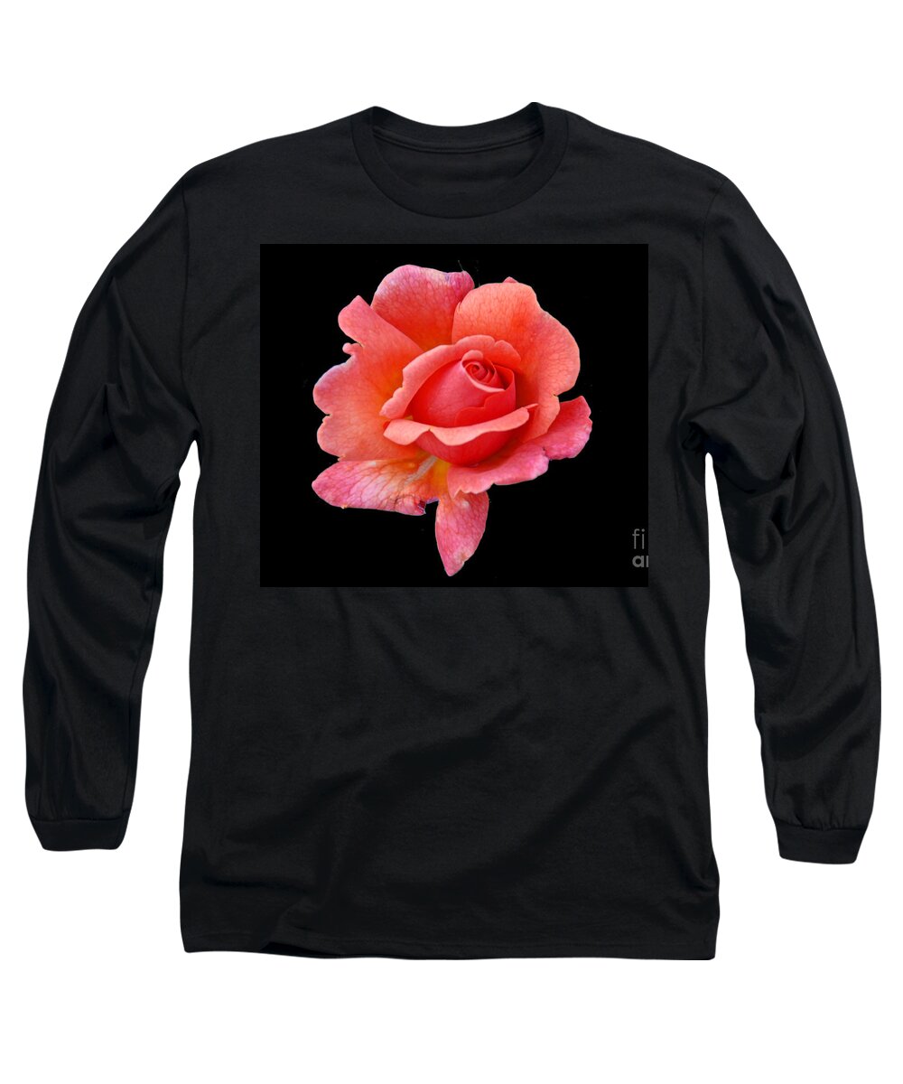 Flora Long Sleeve T-Shirt featuring the photograph Just Peachy by Cindy Manero