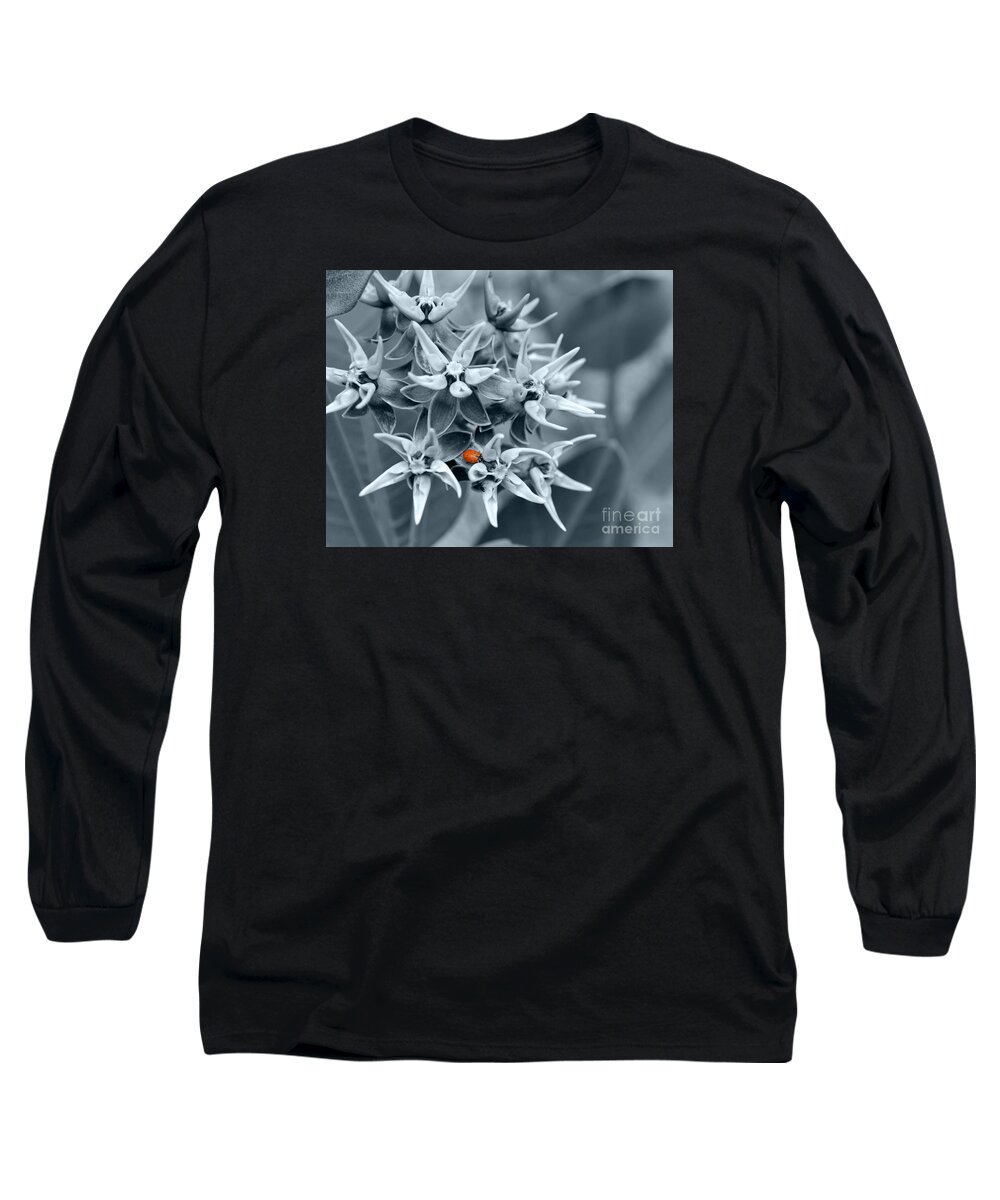 Flowers Long Sleeve T-Shirt featuring the photograph Ladybug flower by Rebecca Margraf