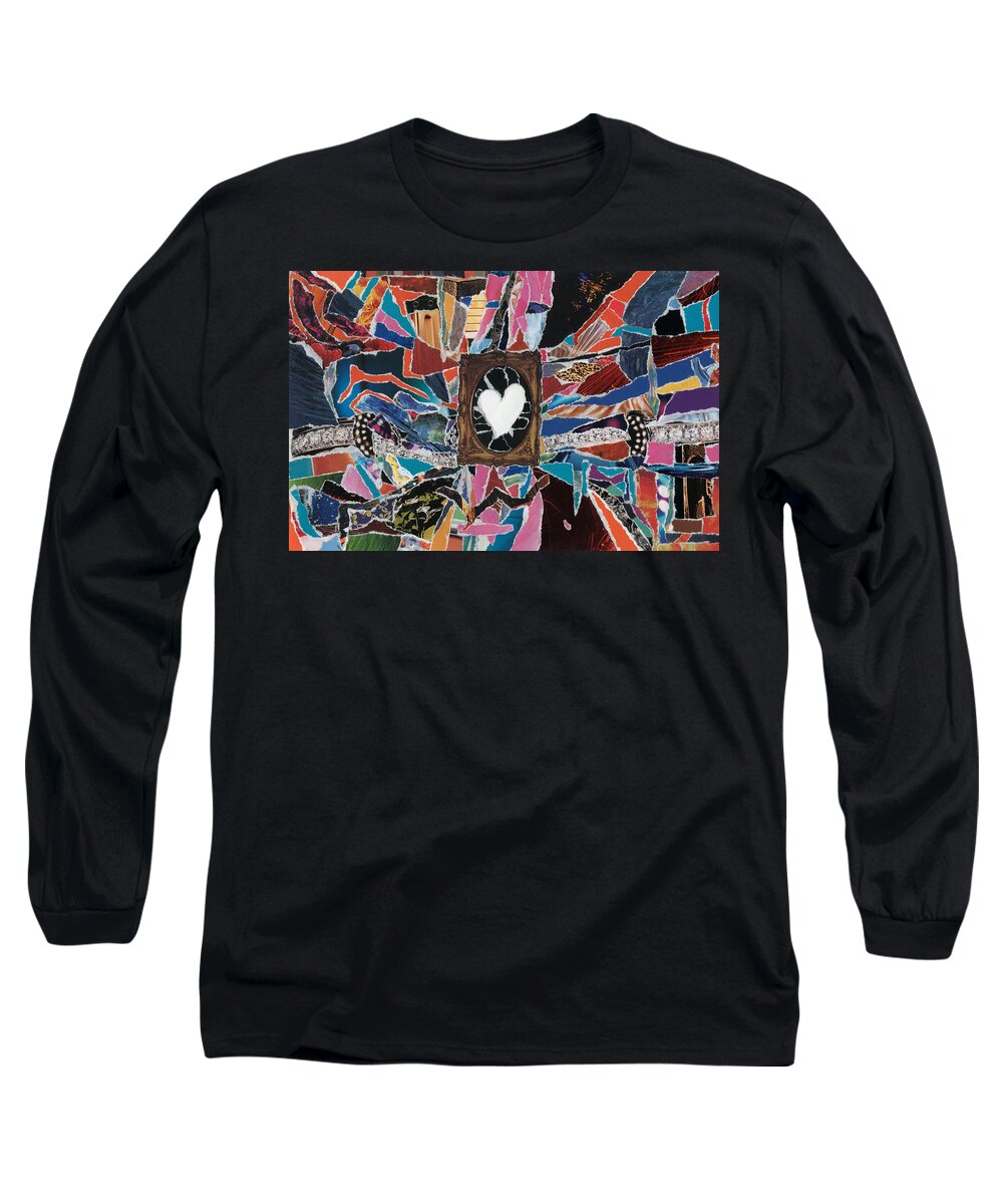 Love Always Pure Long Sleeve T-Shirt featuring the mixed media Love Always Pure by Kenneth James