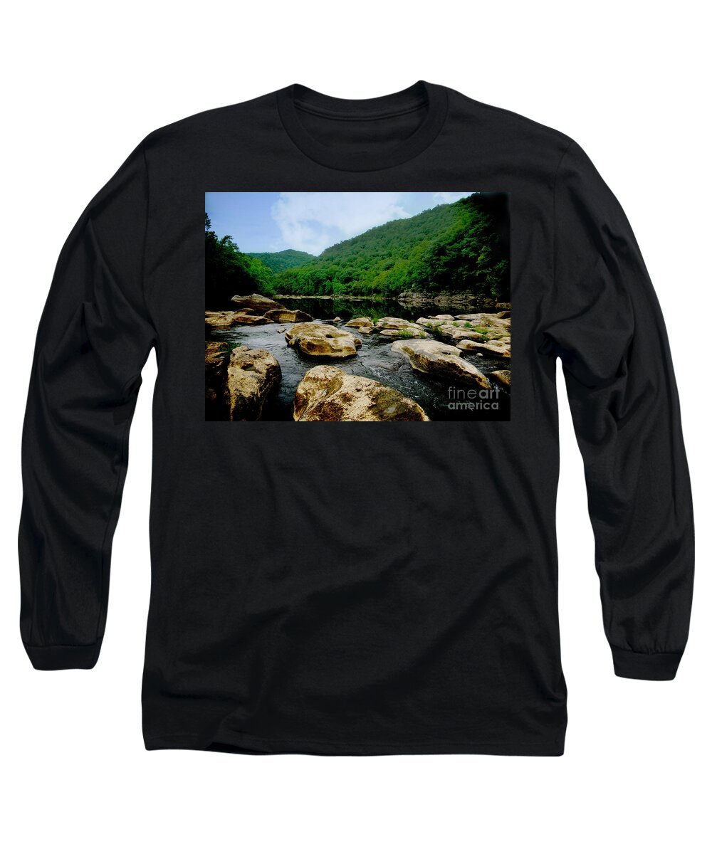 Pangaea Long Sleeve T-Shirt featuring the photograph Natural Pangaea by Lisa Lambert-Shank