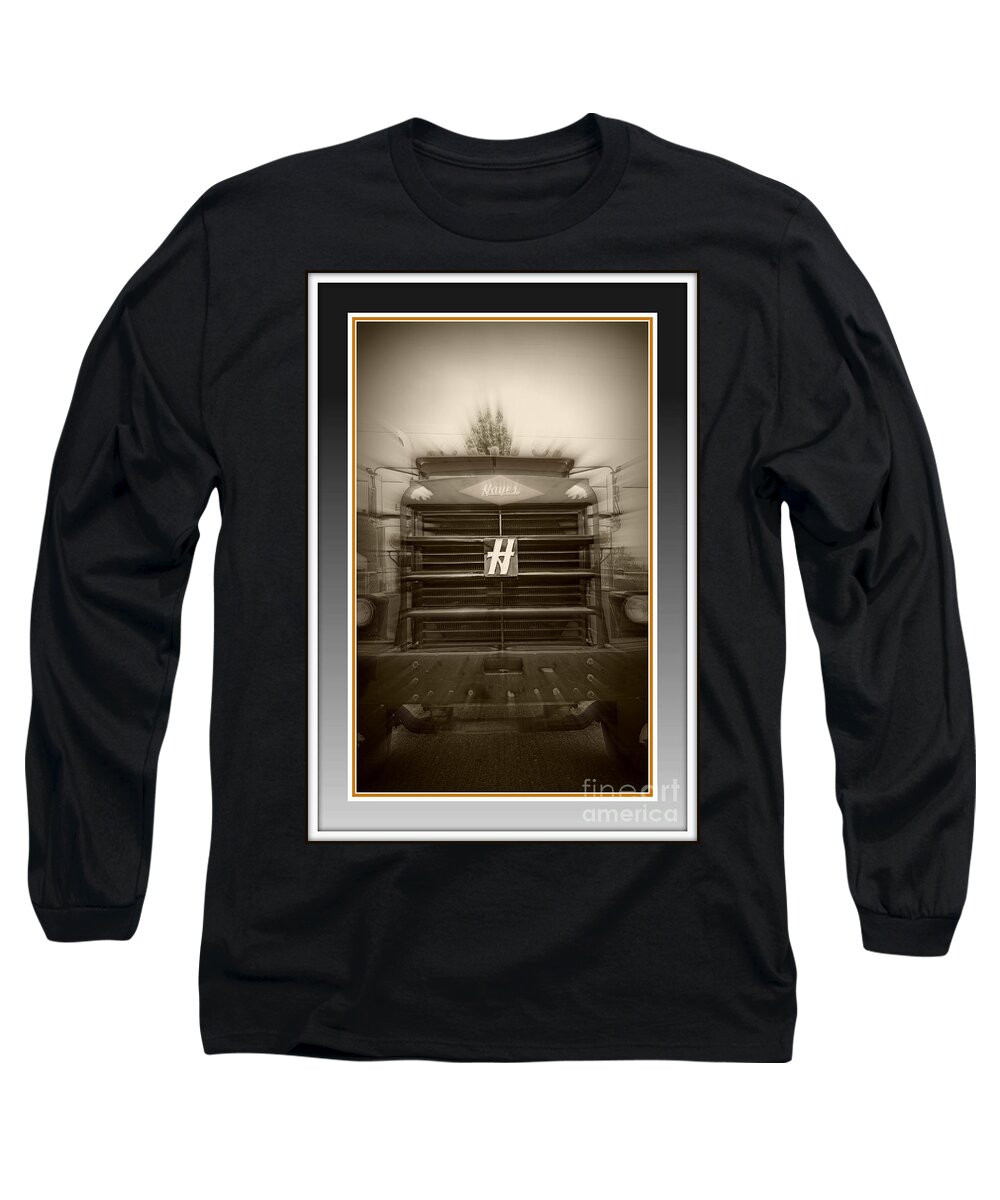 Trucks Long Sleeve T-Shirt featuring the photograph Old Hayes Truck by Randy Harris