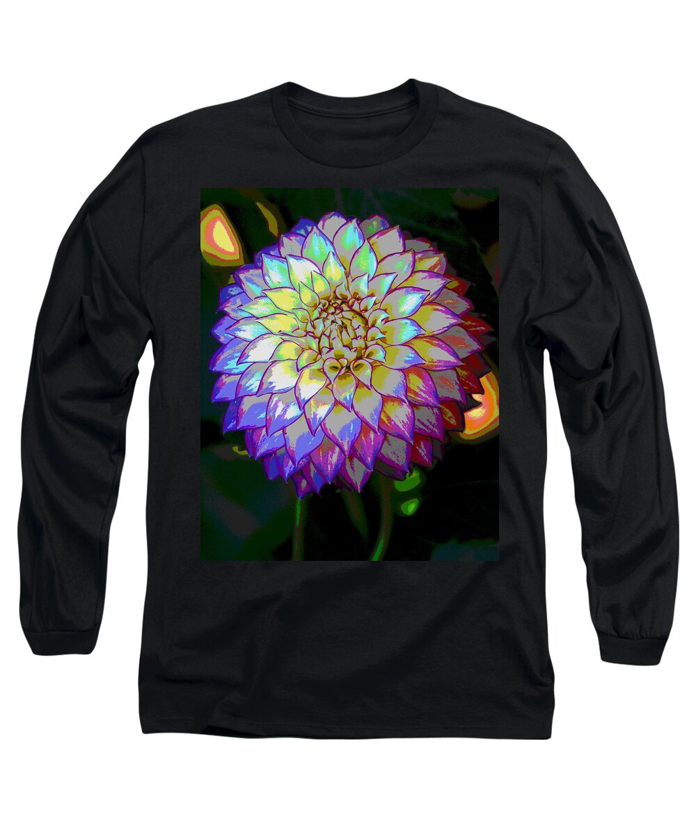Flowers Long Sleeve T-Shirt featuring the photograph Open for Pleasure Flowart by Ben Upham III