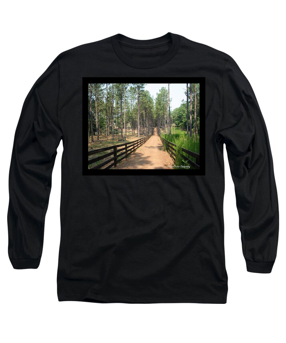 Path Long Sleeve T-Shirt featuring the photograph 'Path to Serenbe' by PJQandFriends Photography