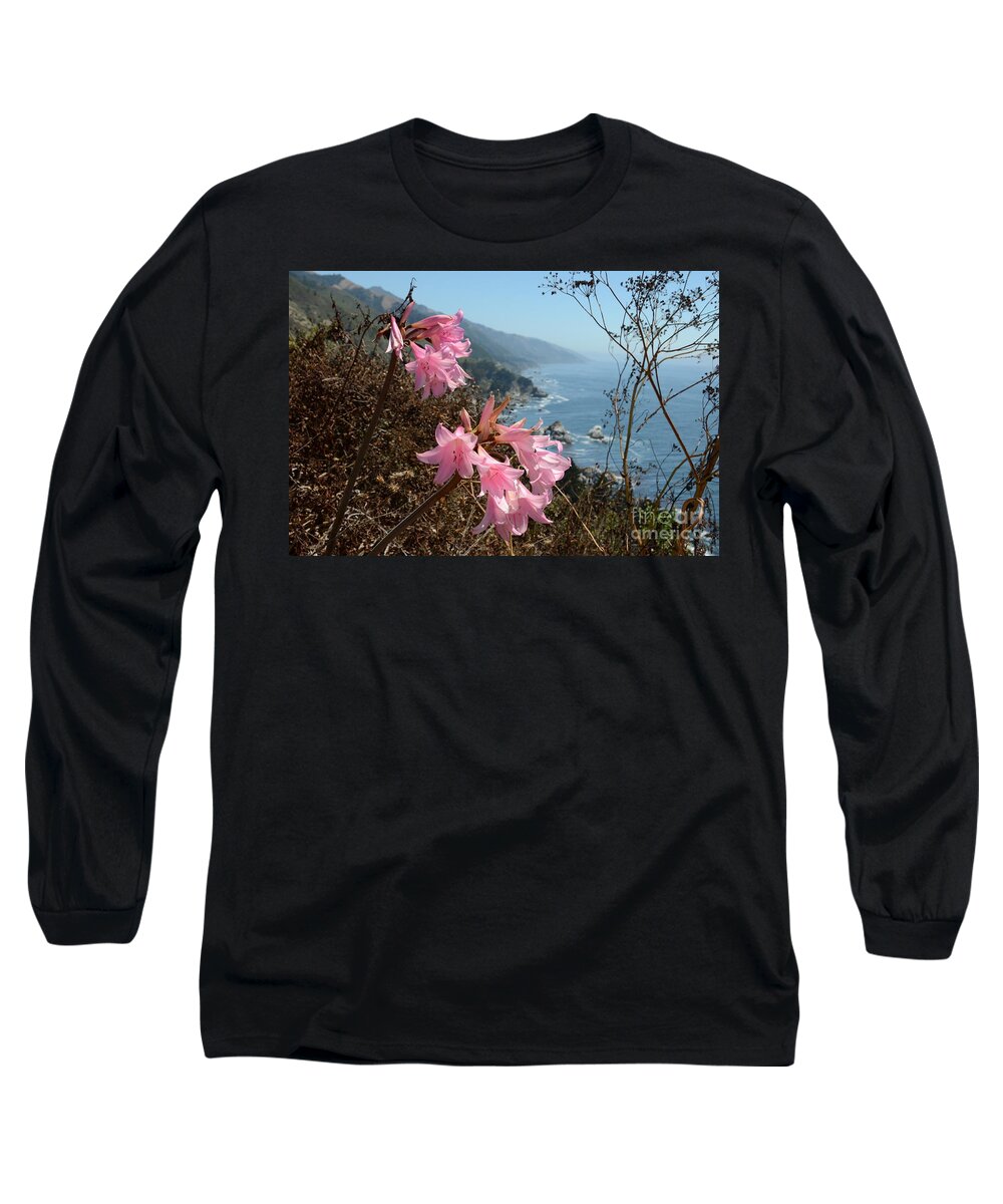 Amaryllis Long Sleeve T-Shirt featuring the photograph Pink Amaryllis by Cassie Marie Photography