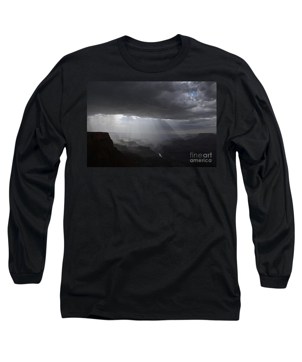 Grand Canyon Long Sleeve T-Shirt featuring the photograph Rays in the Canyon by Cassie Marie Photography