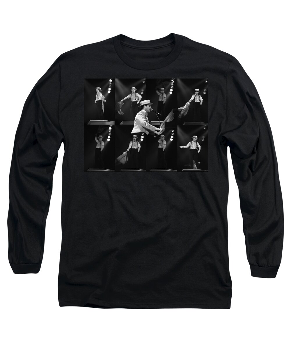 Elton John Long Sleeve T-Shirt featuring the photograph Sir Elton John 9 by Dragan Kudjerski