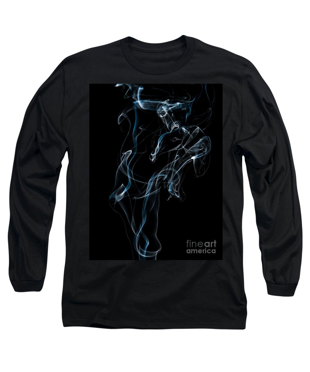 Smoke Long Sleeve T-Shirt featuring the photograph Smoke-6 by Larry Carr