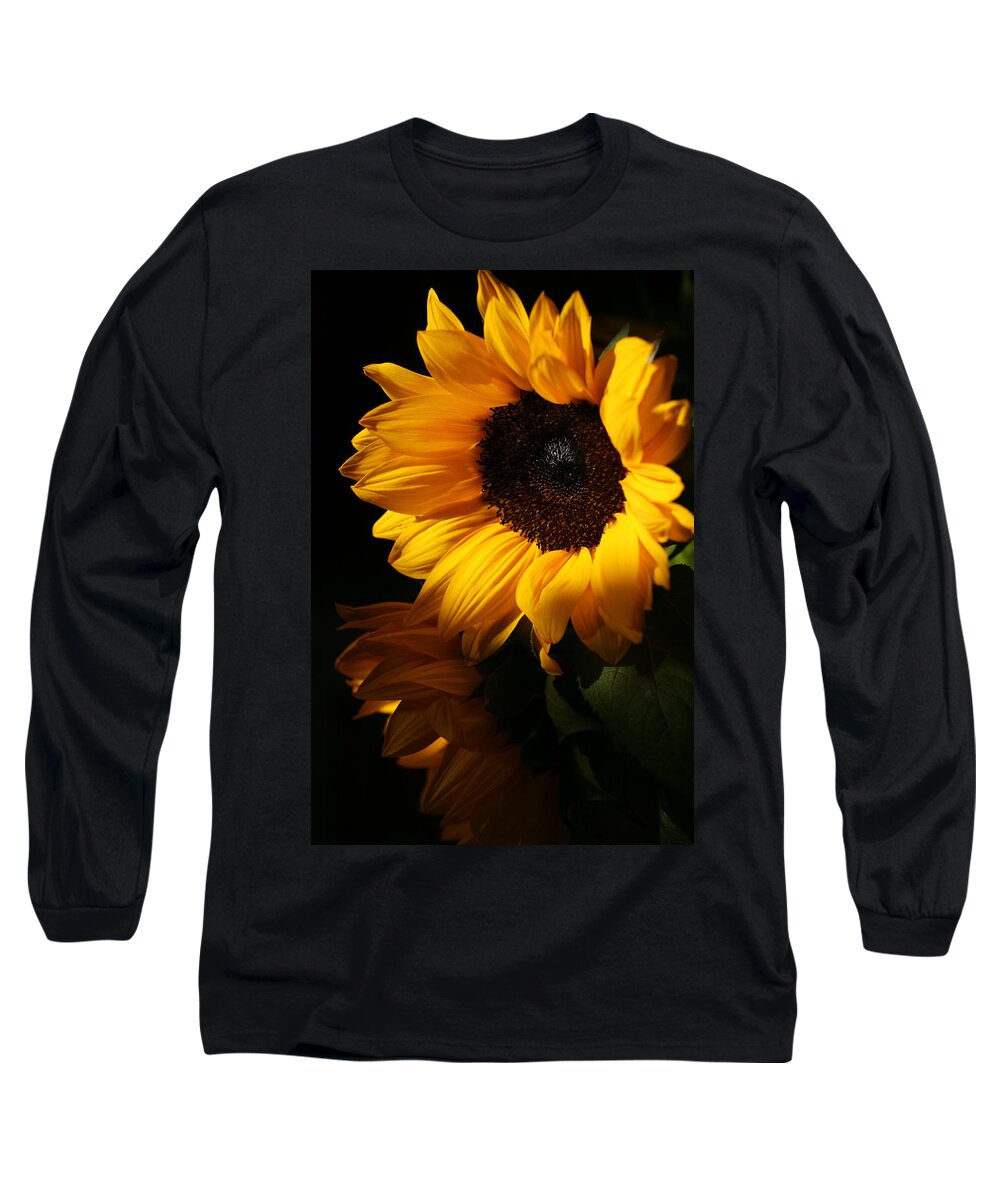 Sunflowers Long Sleeve T-Shirt featuring the photograph Sunflowers by Dorothy Cunningham