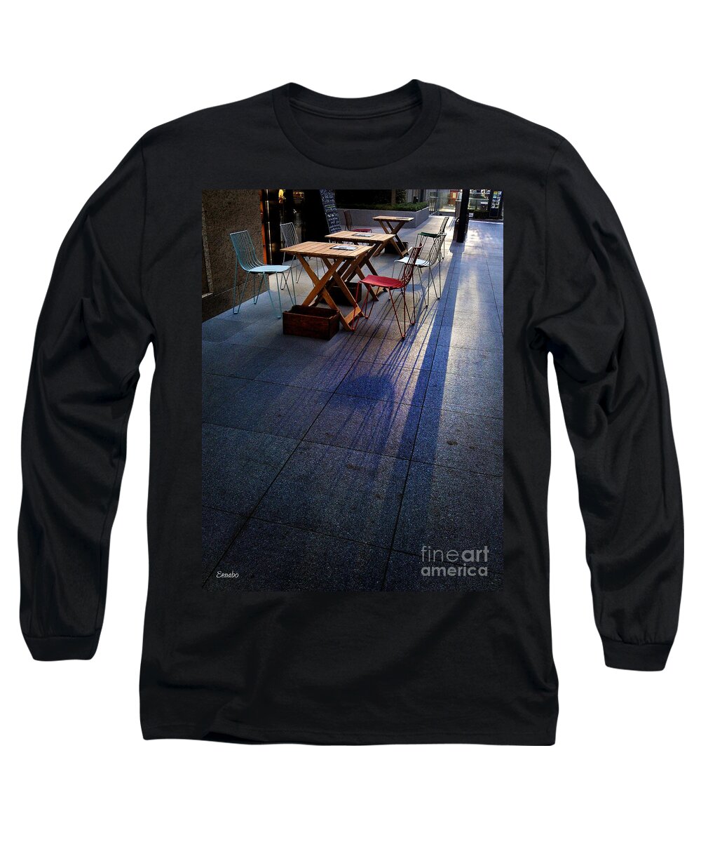 Street Long Sleeve T-Shirt featuring the photograph Twilight Shadows by Eena Bo