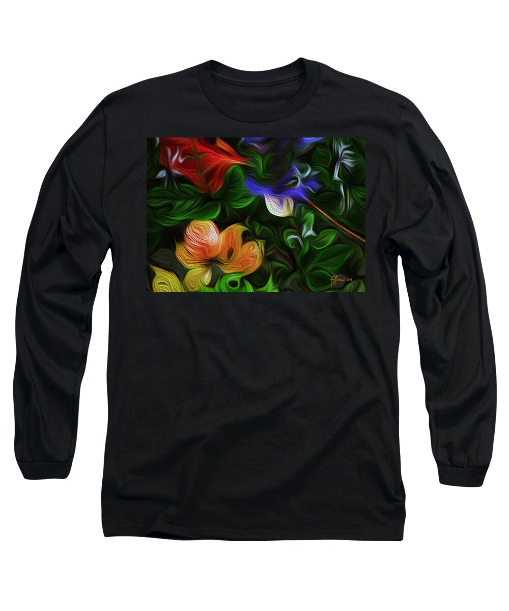 My Back Garden Long Sleeve T-Shirt featuring the digital art Casa Vincenzo #2 by Vincent Franco