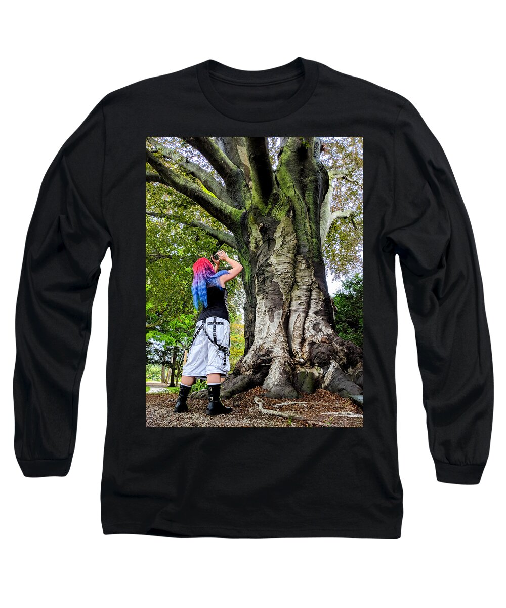 Tree Long Sleeve T-Shirt featuring the photograph Curiosity #1 by Christopher Brown
