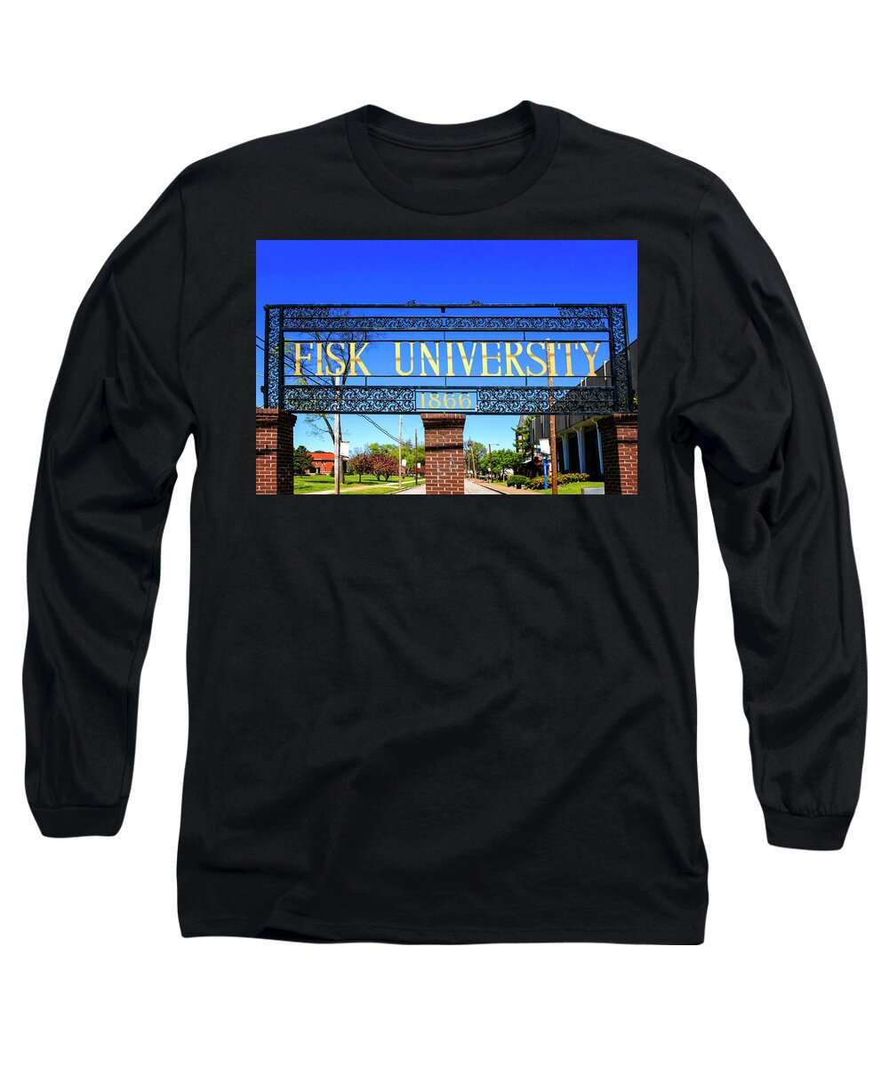 Fisk Long Sleeve T-Shirt featuring the photograph Fisk University Nashville #2 by Chris Smith