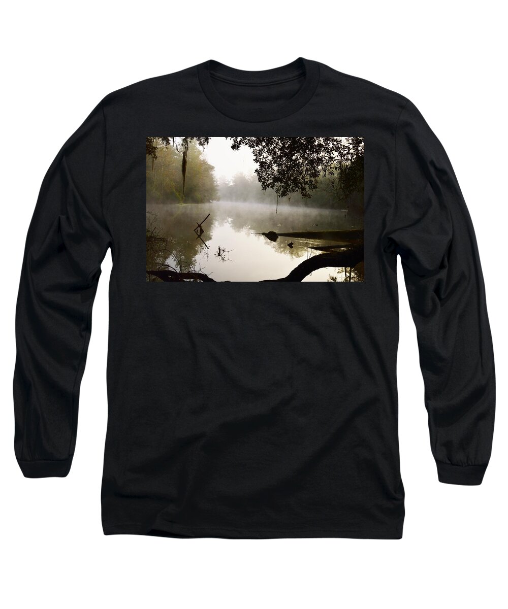 Fog And Light Long Sleeve T-Shirt featuring the photograph Fog and Light #1 by Warren Thompson