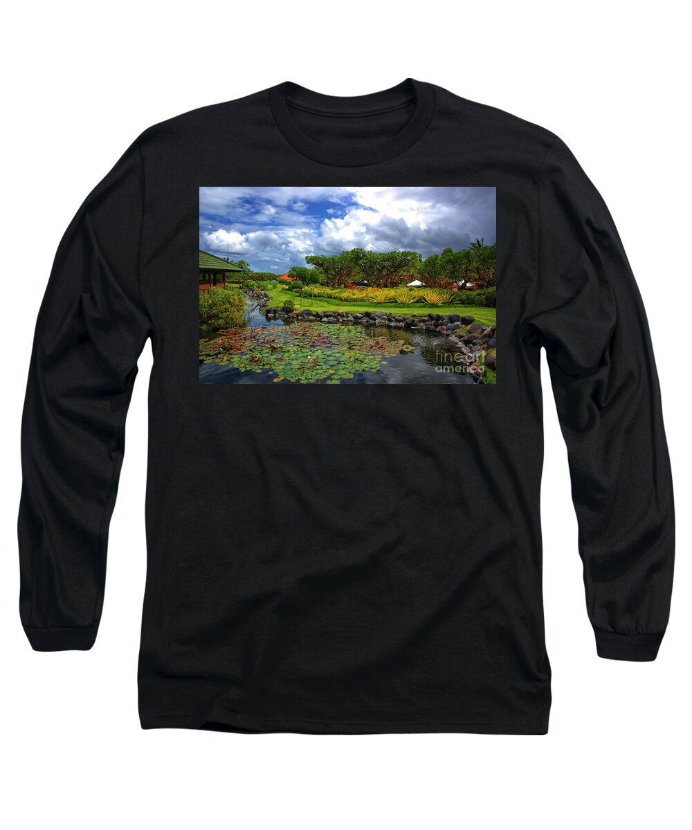 Landscape Long Sleeve T-Shirt featuring the photograph In Bali #1 by Charuhas Images