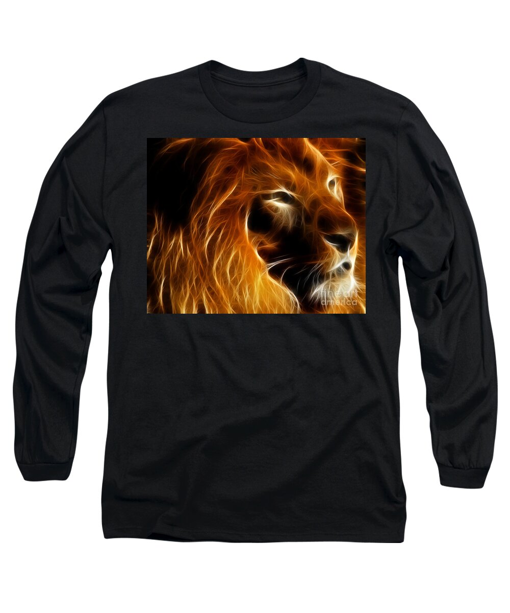 Wingsdomain Long Sleeve T-Shirt featuring the photograph Lord Of The Jungle #2 by Wingsdomain Art and Photography