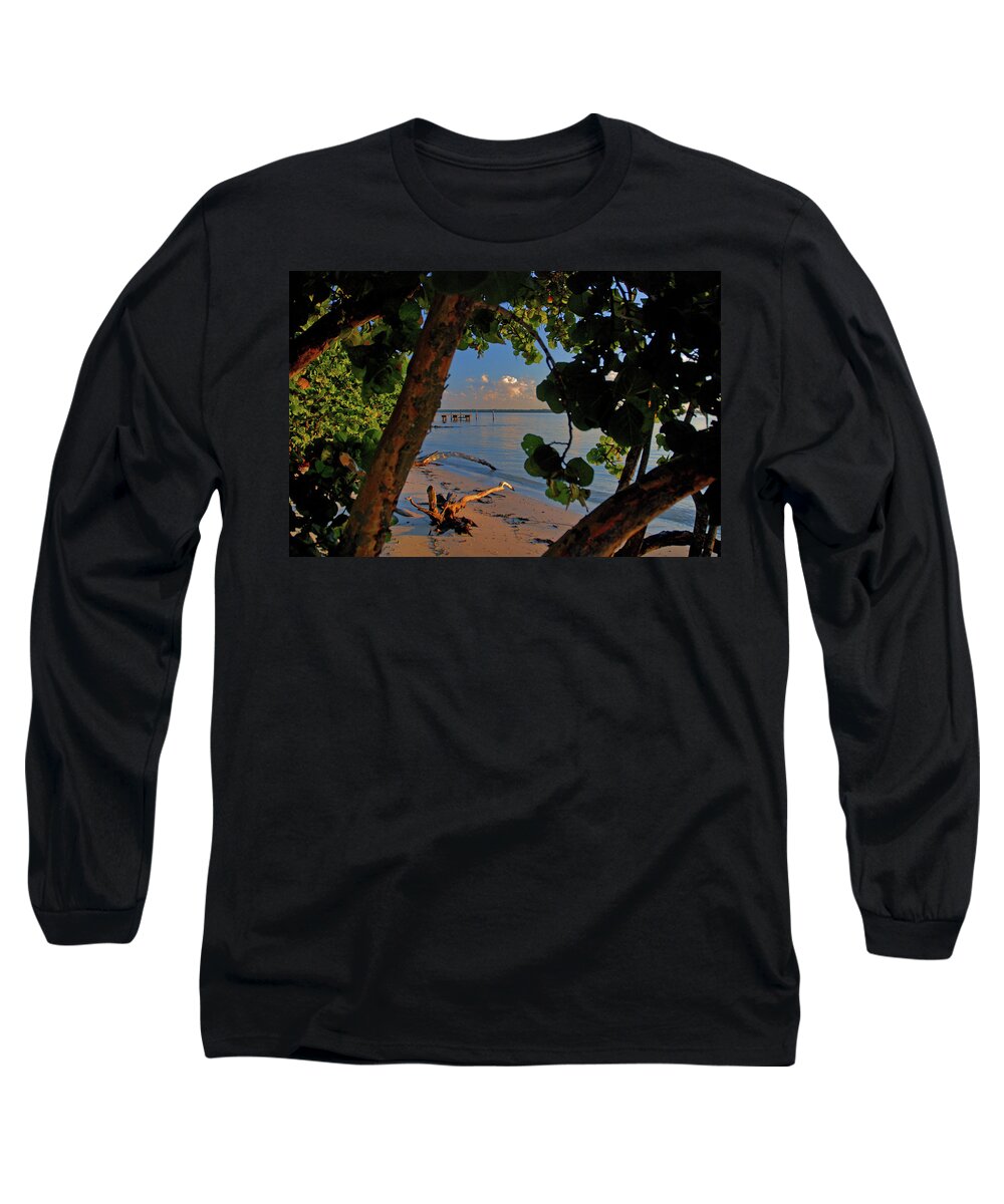 Lake Long Sleeve T-Shirt featuring the photograph 1- North Palm Beach by Joseph Keane