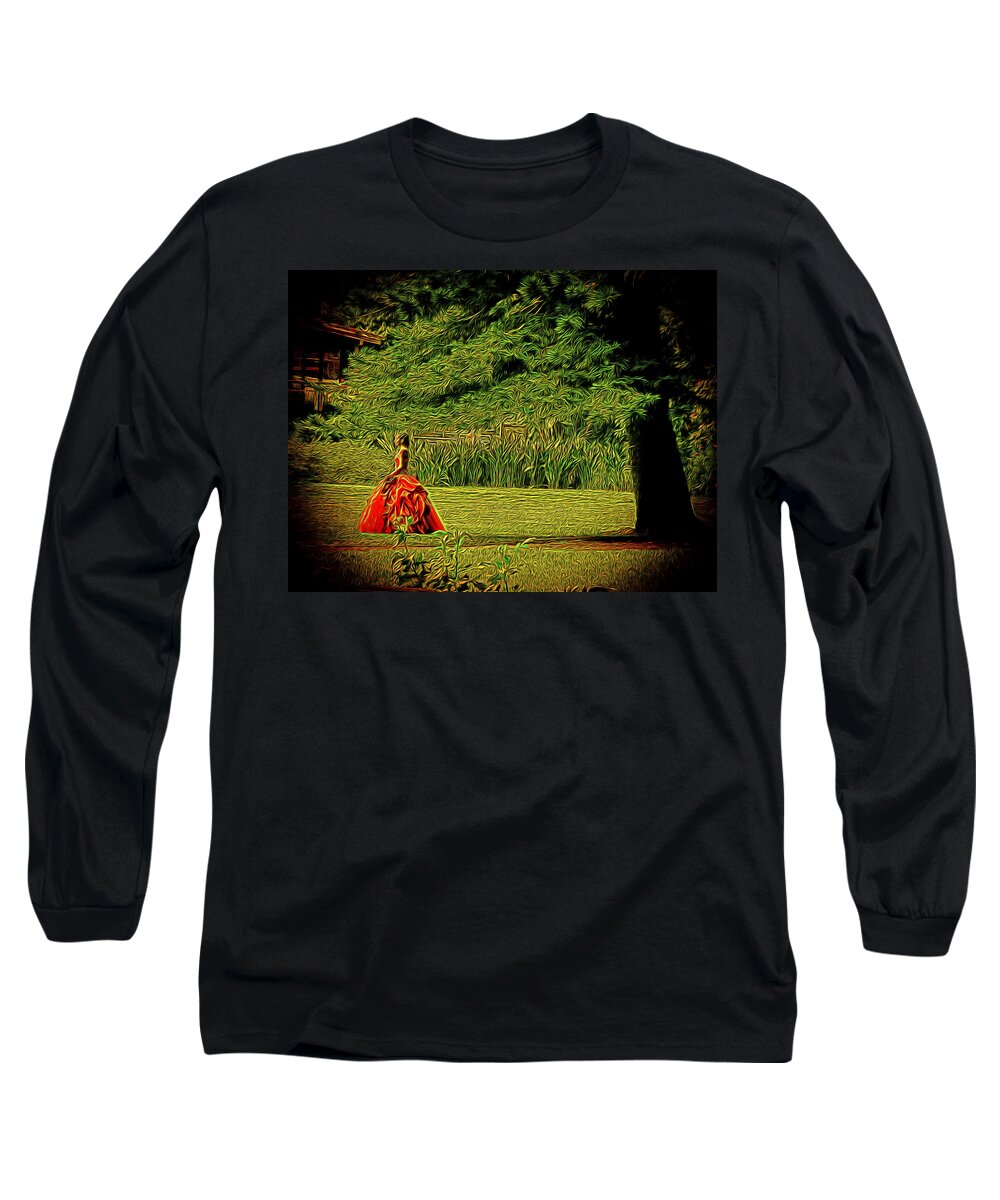 Nature Long Sleeve T-Shirt featuring the digital art Quinceanera #1 by William Horden