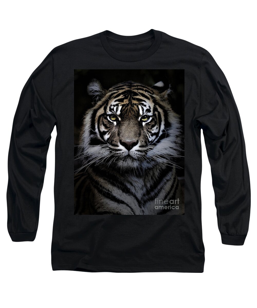 Sumatran Tiger Long Sleeve T-Shirt featuring the photograph Sumatran tiger #3 by Sheila Smart Fine Art Photography