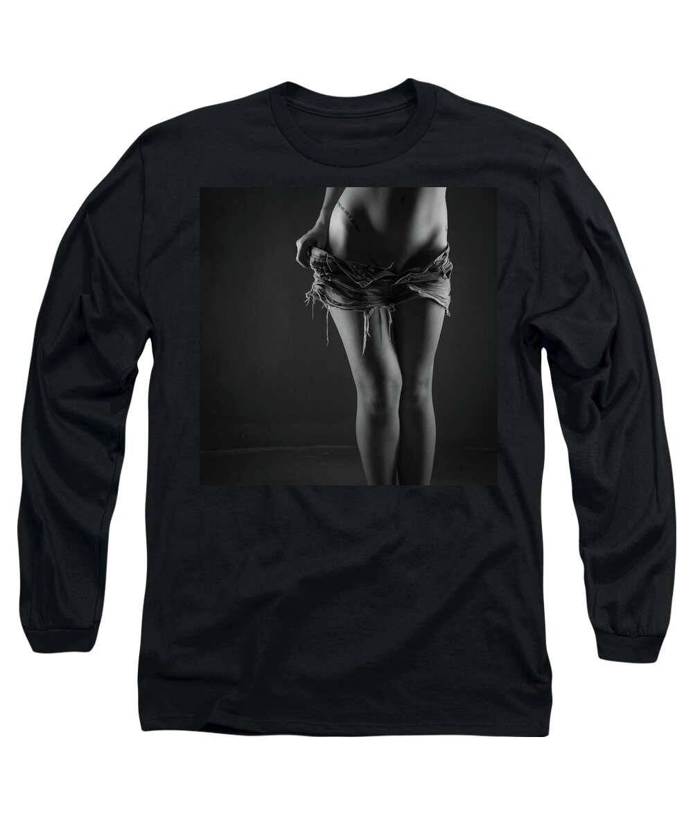 Blue Muse Fine Art Long Sleeve T-Shirt featuring the photograph The Past #1 by Blue Muse Fine Art