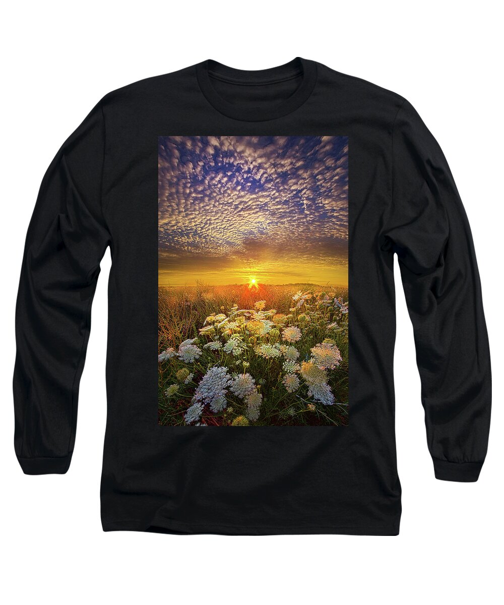 Summer Long Sleeve T-Shirt featuring the photograph Your Whisper Tells A Secret #1 by Phil Koch