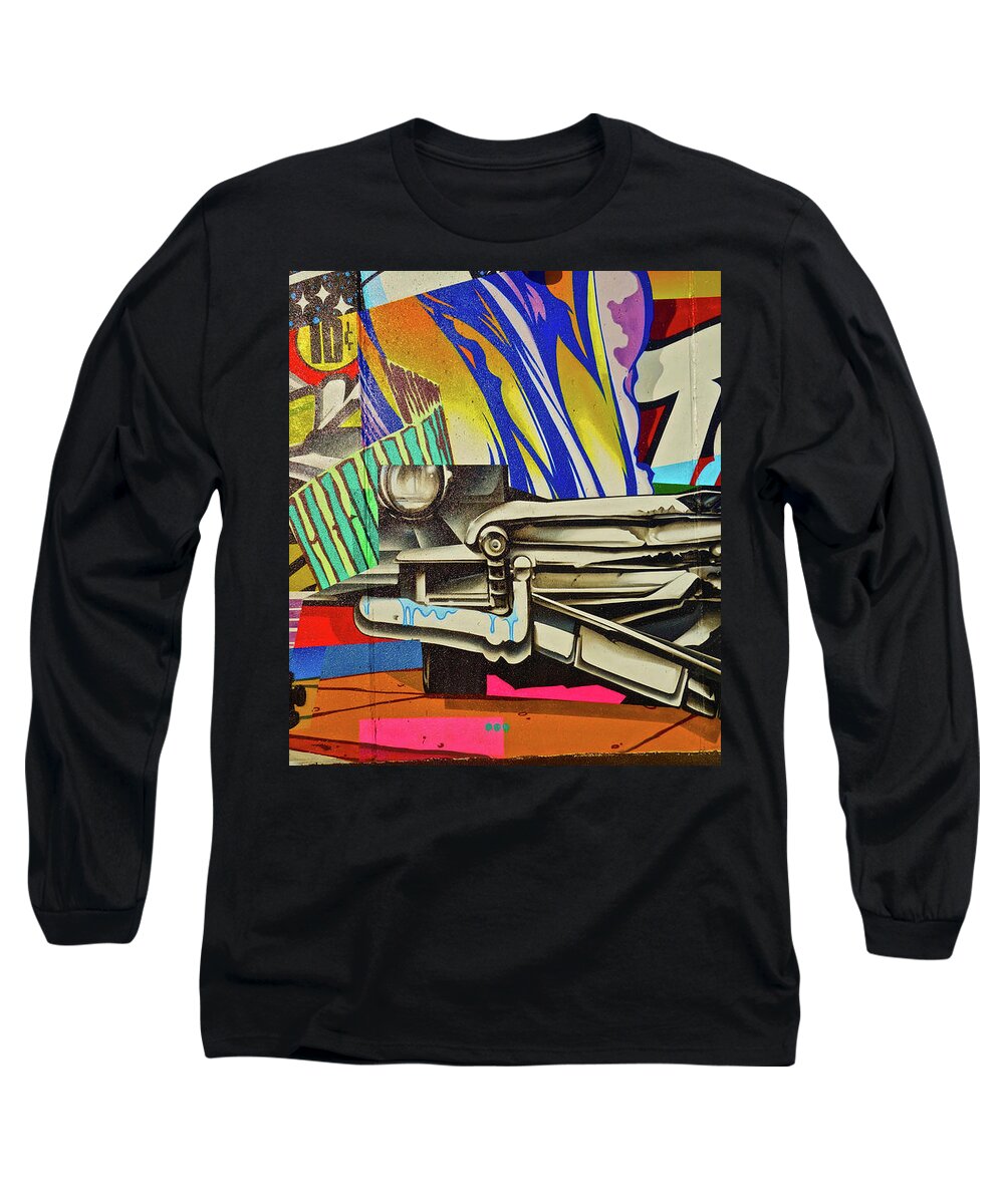 Red Long Sleeve T-Shirt featuring the photograph 10 cent Coney by Joan Reese