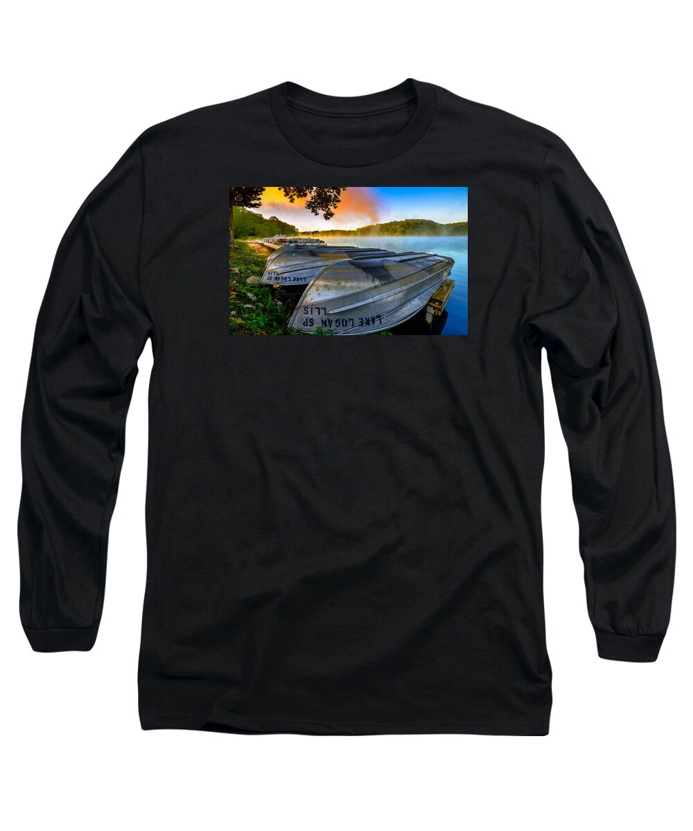  Long Sleeve T-Shirt featuring the photograph Lake Logan 2 by Brian Stevens
