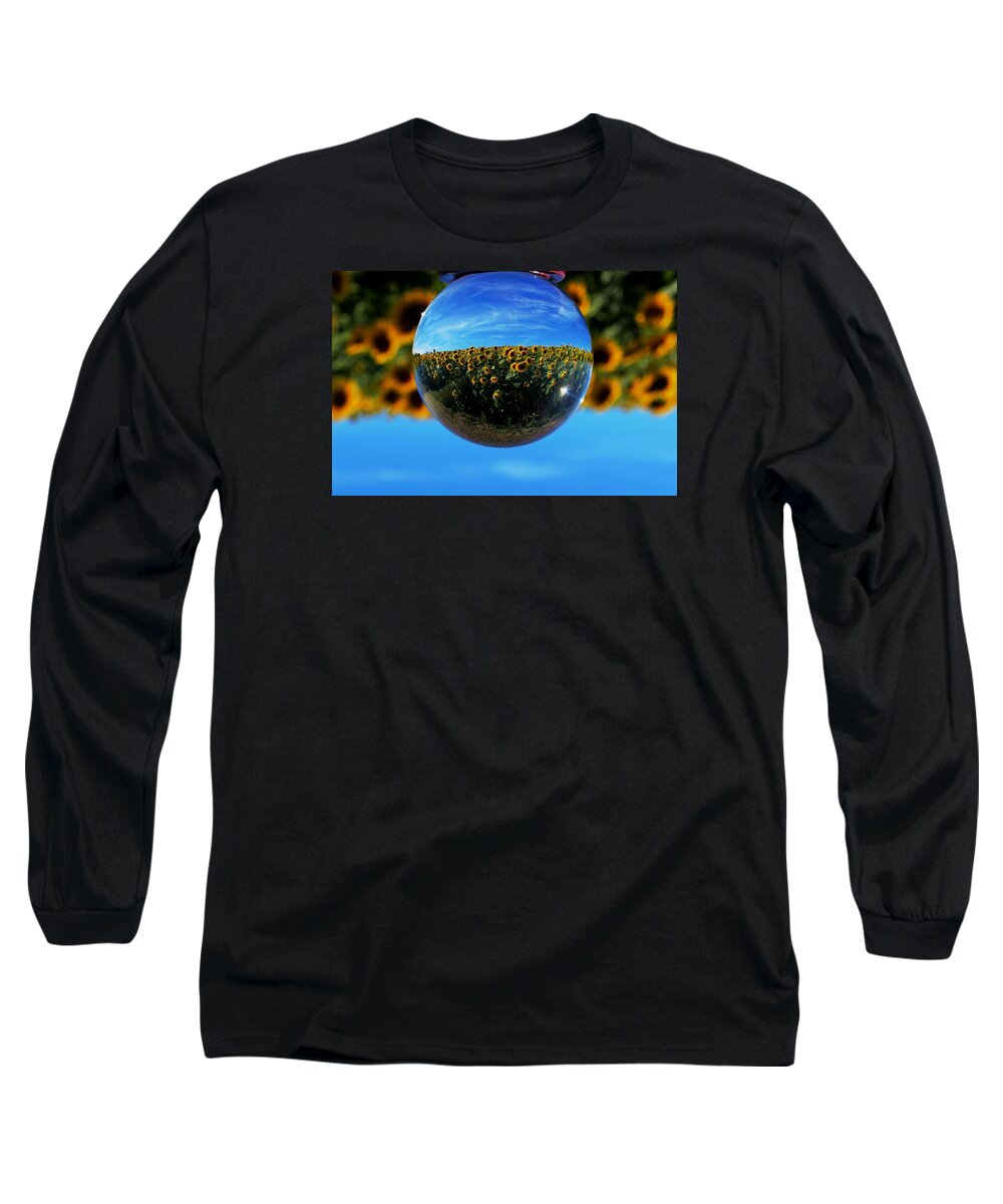 Sunflower Long Sleeve T-Shirt featuring the photograph Sunflower #14 by Donn Ingemie