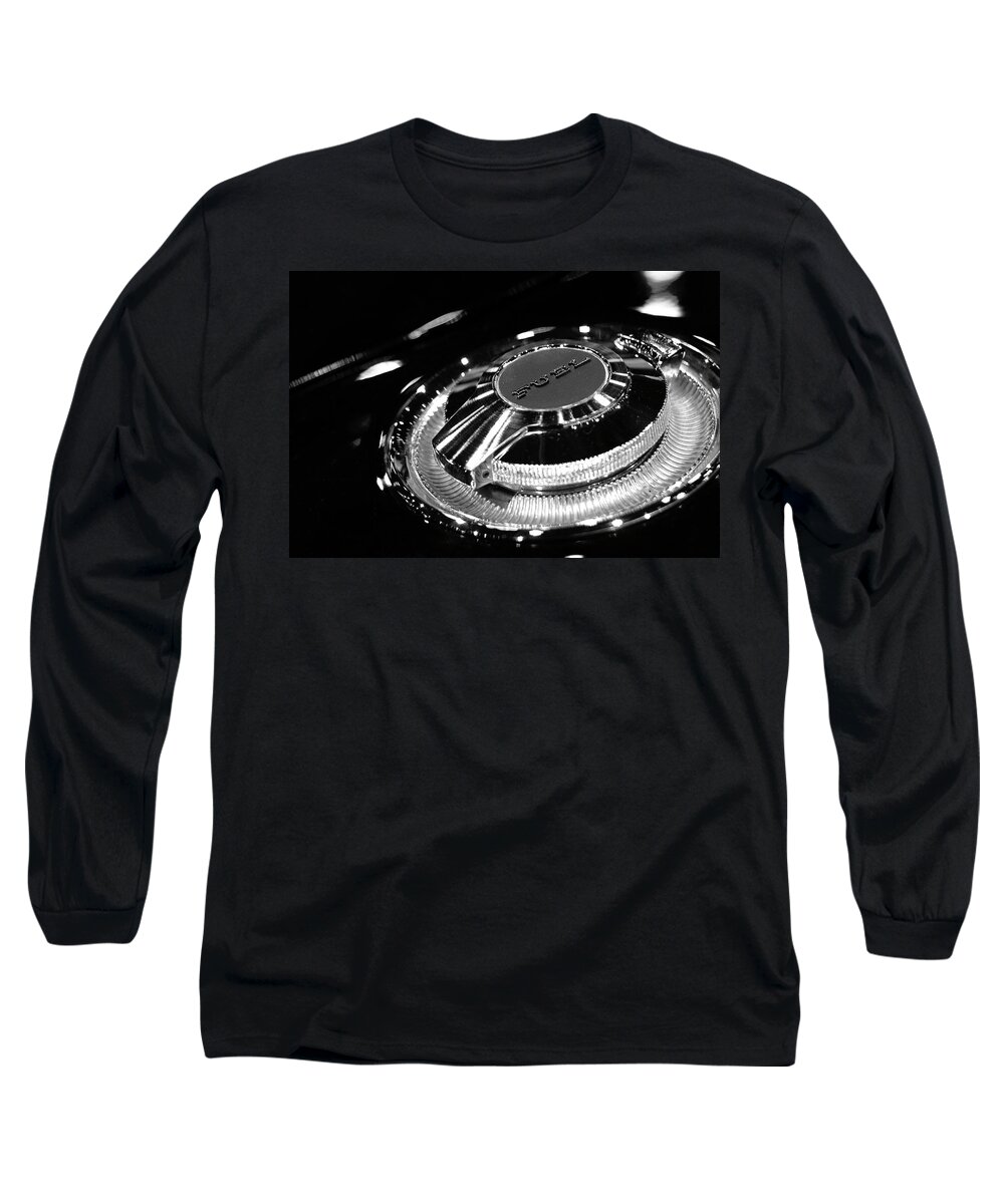 1966 Long Sleeve T-Shirt featuring the photograph 1968 Dodge Charger Fuel Cap by Gordon Dean II