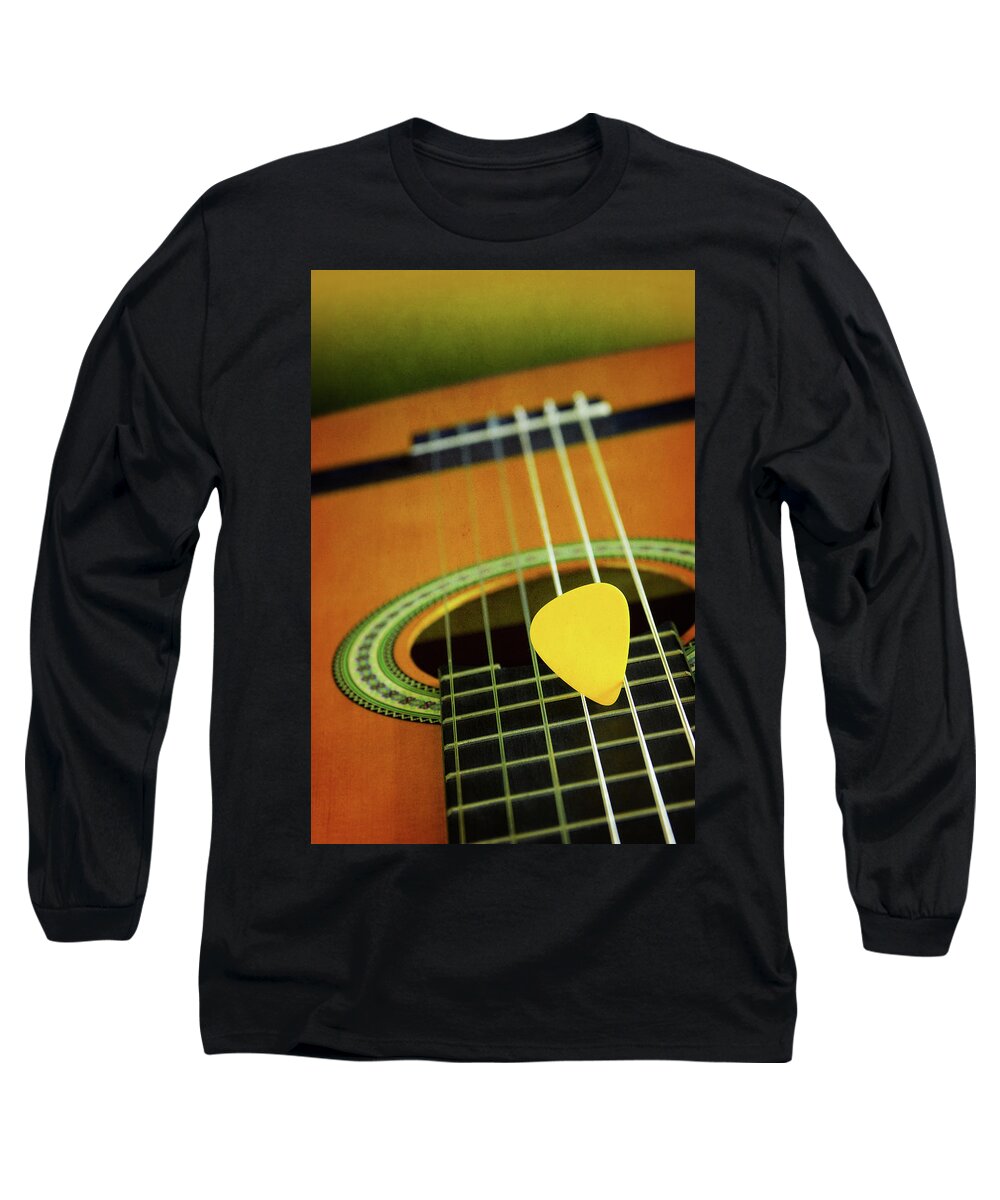 Acoustic Long Sleeve T-Shirt featuring the photograph Classic Guitar #2 by Carlos Caetano