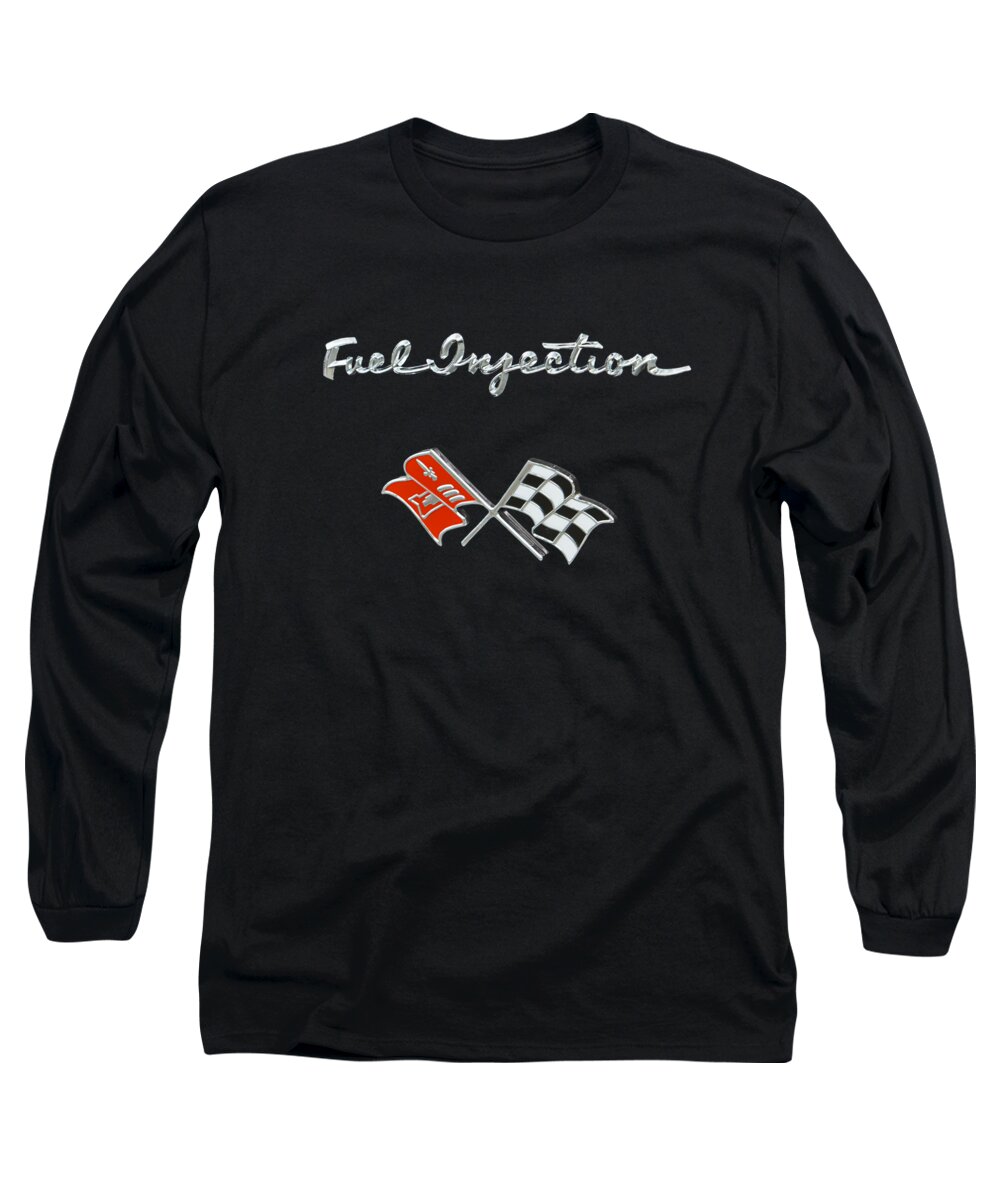 Covette Long Sleeve T-Shirt featuring the photograph Fuel Injection #2 by Dennis Hedberg