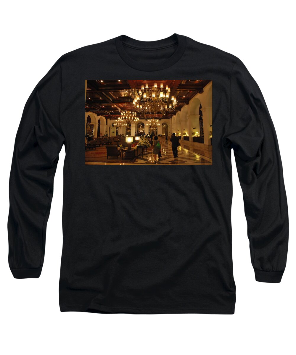 Hotel Long Sleeve T-Shirt featuring the photograph Hotel #2 by Jackie Russo