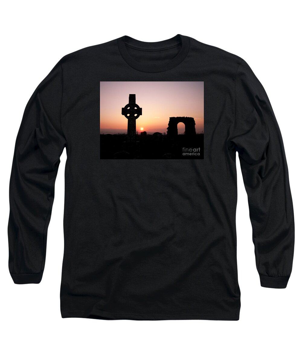 Sunset Long Sleeve T-Shirt featuring the photograph Rathkieran Sunset #2 by Joe Cashin