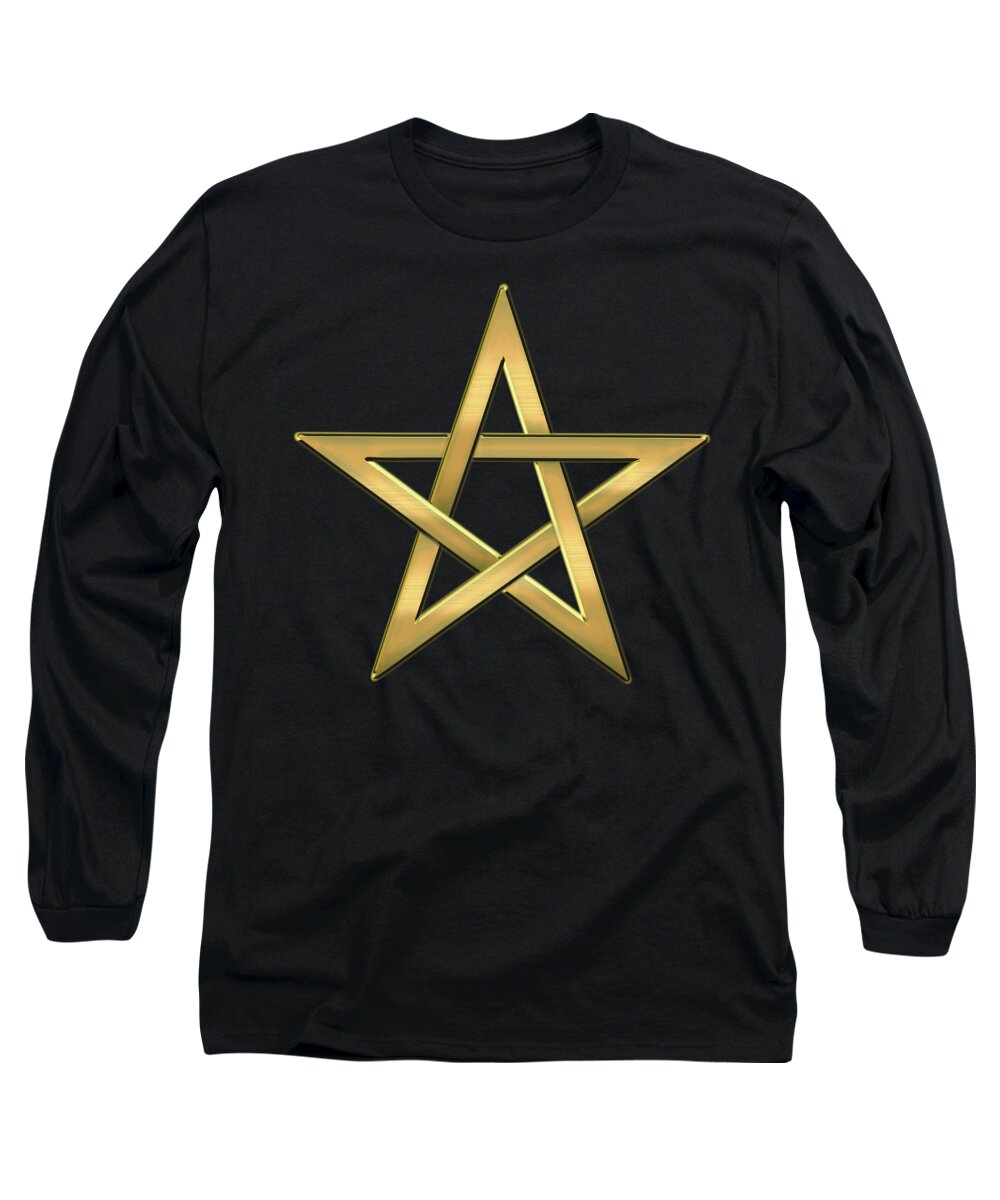 'ancient Brotherhoods' Collection By Serge Averbukh Long Sleeve T-Shirt featuring the digital art 28th Degree Mason - Knight Commander of the Temple Masonic by Serge Averbukh