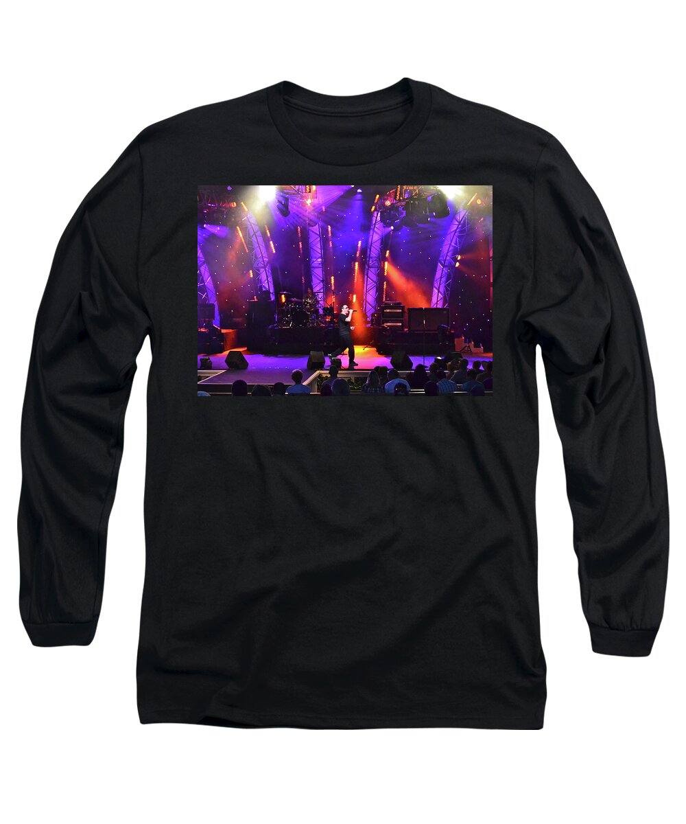 Concert Long Sleeve T-Shirt featuring the photograph 2U Does U2 by Carol Bradley